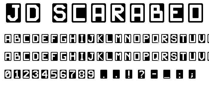 JD Scarabeo Light Regular font
